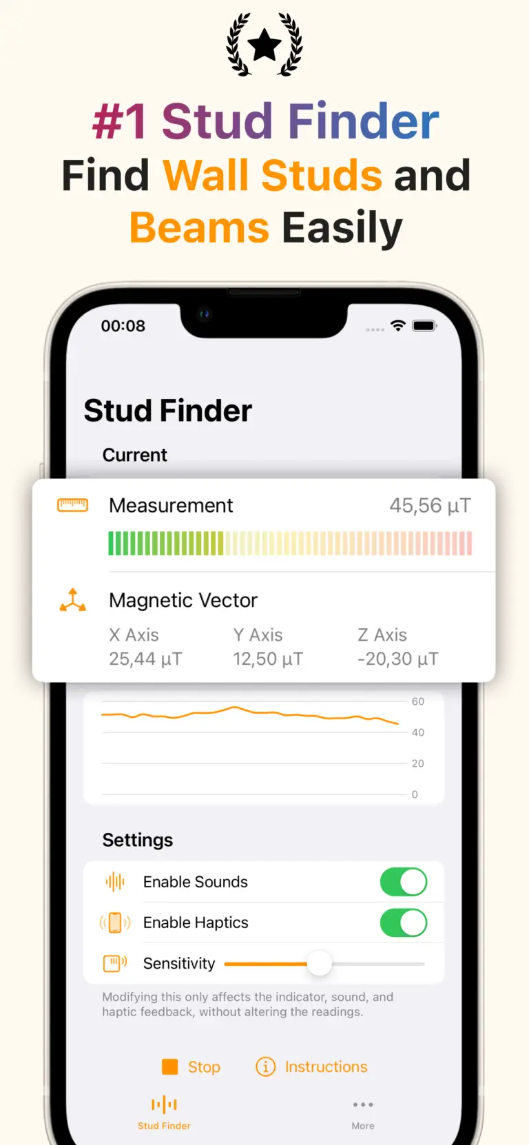 Stud Finder Screenshots - 1