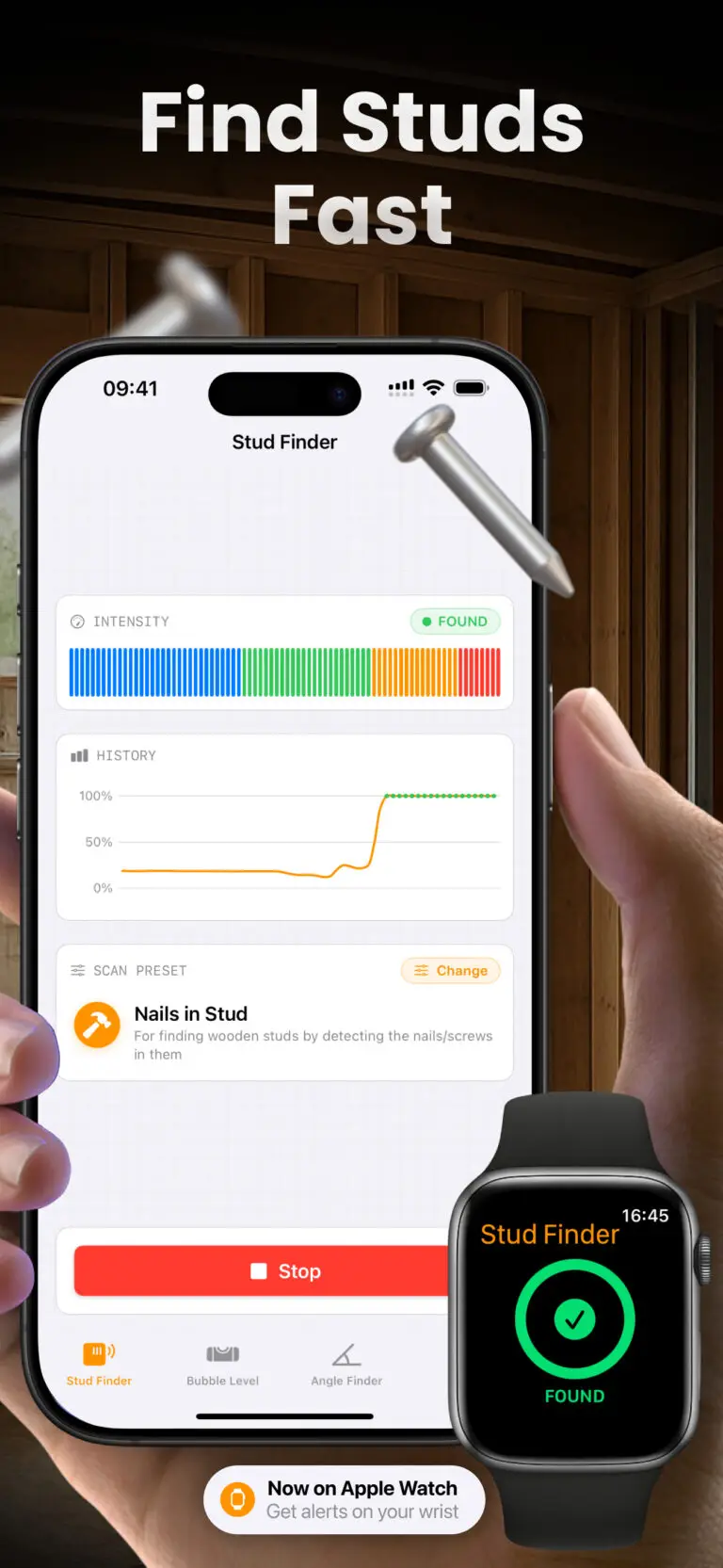 Stud Finder Screenshot 1